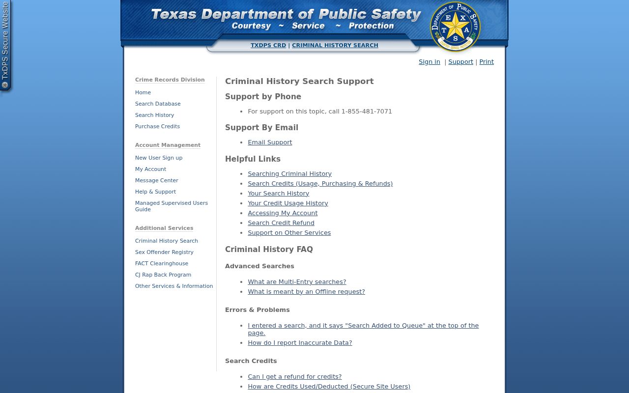 McMullen County criminal court case research using Texas search support